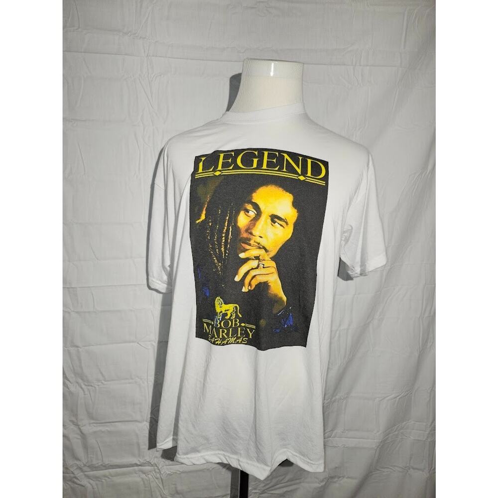 Vintage Thriller Banana Bob Marley Bahamas Men's T-shirt Size 2XL